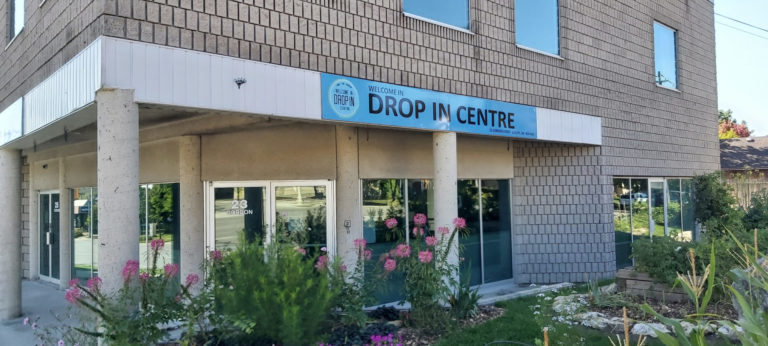 Drop in Centre building entrance